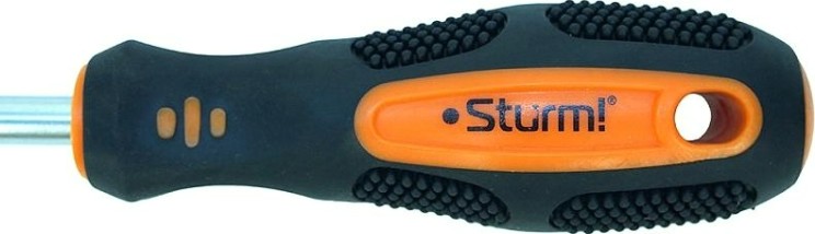 Отвертка крестовая Sturm 1040-03-PH3-200 ph3x200мм, магнит. наконечник Отвертка крестовая Sturm 1040-03-PH3-200 ph3x200мм, магнит. наконечник