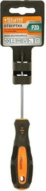 Отвертка крестовая Sturm 1040-14-PZ0-75 pz0х75мм, магнит. наконечник Отвертка крестовая Sturm 1040-14-PZ0-75 pz0х75мм, магнит. наконечник