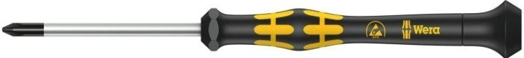 Отвертка крестовая WERA Kraftform Micro 1550 PH ESD PH 00 х 60 мм WE-030110 [WE-030110]