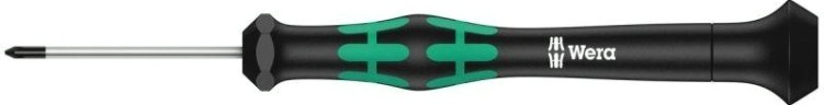 Отвертка крестовая WERA Kraftform Micro 2050 PH PH 000 х 40 мм WE-345290 [WE-345290]