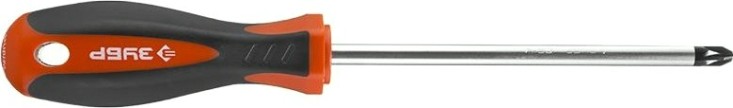 Отвертка крестовая ЗУБР "МАСТЕР" PH 0 х 100 мм 25062-0-100 [25062-0-100_z03]