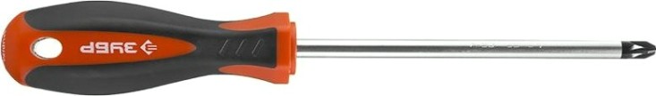 Отвертка крестовая ЗУБР "МАСТЕР" PH 1 х 150 мм 25062-1-150 [25062-1-150_z03]