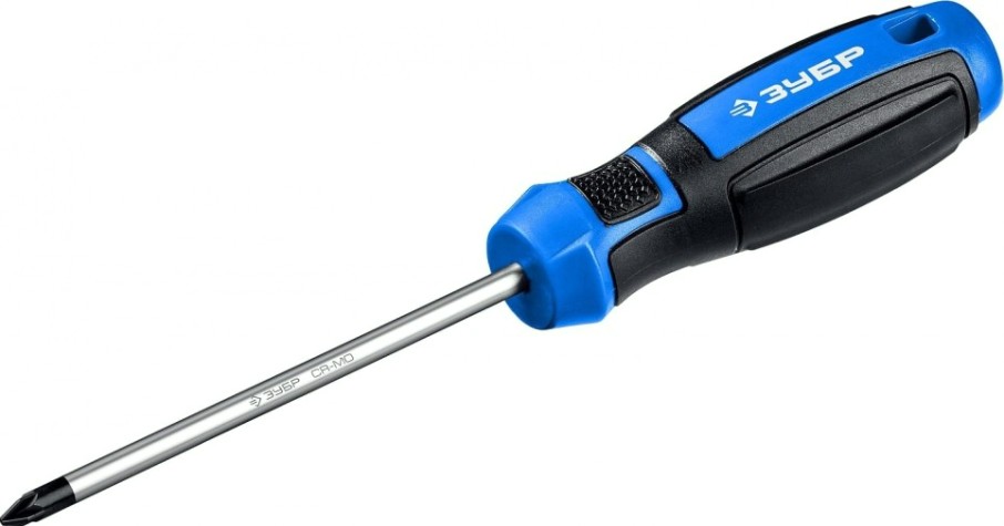 Отвертка крестовая ЗУБР ПРОФЕССИОНАЛ pz1x100 [25233-1_z01]