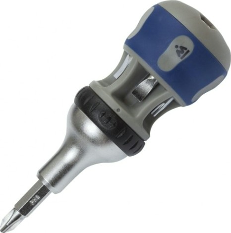 Отвертка МАСТАК 049-7B со сменными вставками (битами), 7 в 1