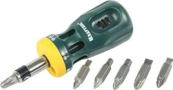 Отвертка реверсивная KRAFTOOL "BIT LOCK" со вставками 12 предметов 26161-H13 [26161-H13]