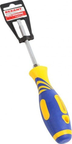 Отвертка REXANT 12-4741 двухсторонняя PH2xSL6 стержень 120 мм