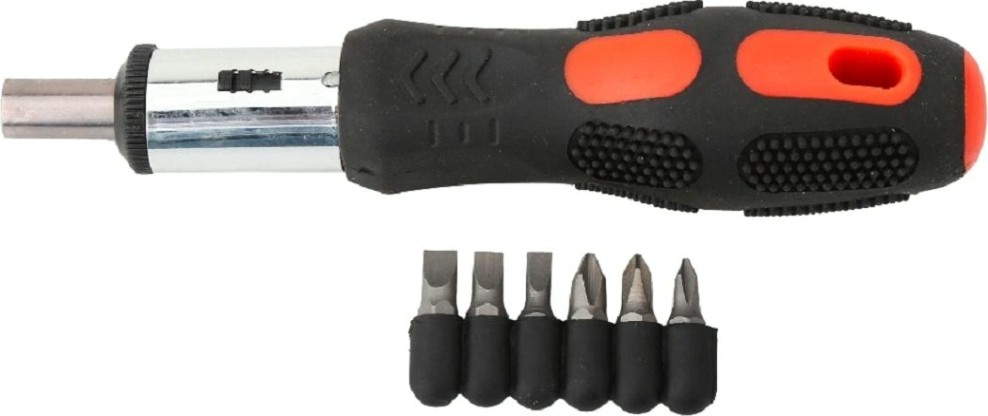 Отвертка с битами AV Steel AV-489131 6 предметов Отвертка с битами AV Steel AV-489131 6 предметов