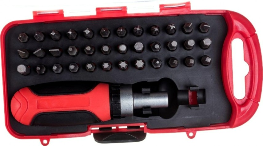 Отвертка с битами DEKO BS37-1 набором бит (37 предметов) [065-0505]