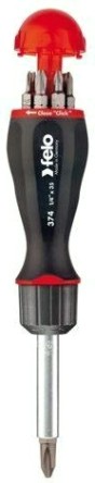 Отвертка с битами FELO в комплекте 8 предметов 37420405 [37420405]