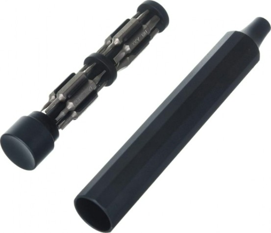 Отвертка с битами HOTO QWLSD004 прецизионная с 24 битами в комплекте графит.