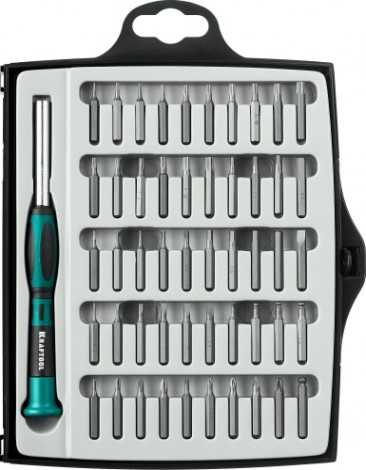 Отвертка с битами KRAFTOOL Precision-51 для точных работ 51 предм. [25691]
