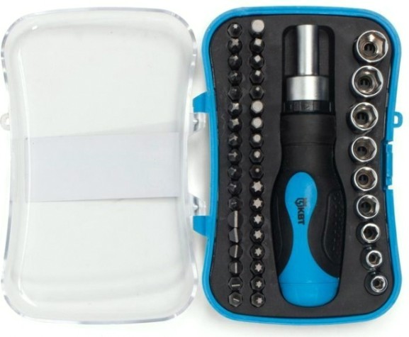 Отвертка с битами КВТ "МАСТЕР" 46 предметов НБ-46 [78709]