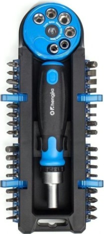 Отвертка с битами КВТ НБ-39 набор "мастер" [79772]