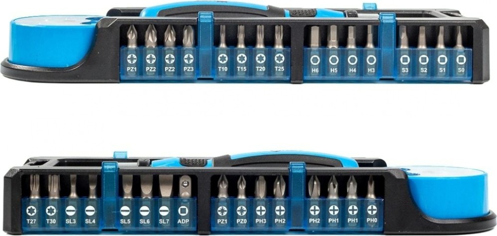 Отвертка с битами КВТ НБ-39 набор "мастер" [79772]