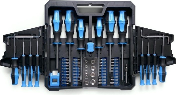 Отвертка с битами КВТ НБ-63 набор "мастер" [79774]