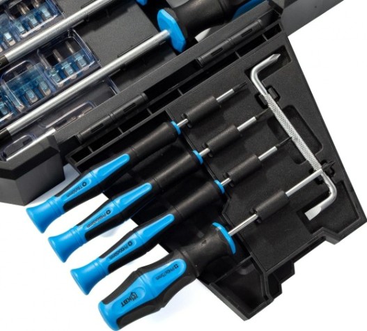 Отвертка с битами КВТ НБ-63 набор "мастер" [79774]