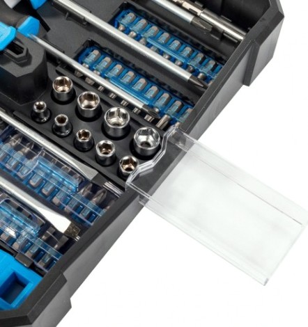 Отвертка с битами КВТ НБ-63 набор "мастер" [79774]