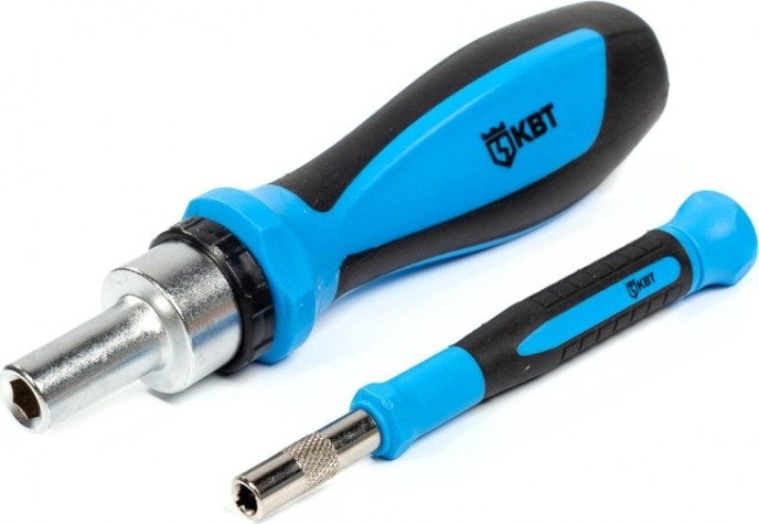 Отвертка с битами КВТ НБ-79 набор "мастер" [79775]