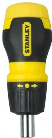 Отвертка с битами STANLEY "Multibit Ratchet Stubby" в комплекте 6 бит 0-66-358 [0-66-358]