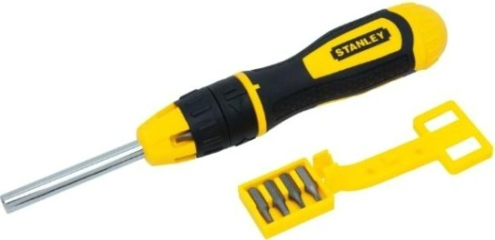 Отвертка с битами STANLEY "Multibit" в комплекте 10 бит 0-68-010 [0-68-010]