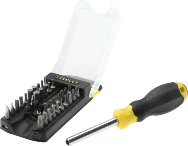 Отвертка с битами STANLEY в комплекте 32 биты STHT0-70885 [STHT0-70885]