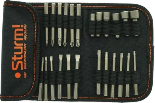 Отвертка с битами Sturm 1040-08-SS2 26 предметов