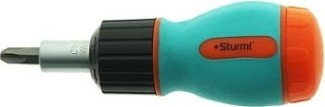 Отвертка с битами Sturm 1040-08-SS7 в комплекте 6 бит Отвертка с битами Sturm 1040-08-SS7 в комплекте 6 бит