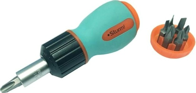 Отвертка с битами Sturm 1040-08-SS7 в комплекте 6 бит Отвертка с битами Sturm 1040-08-SS7 в комплекте 6 бит