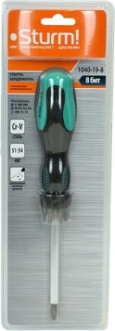 Отвертка с битами Sturm 1040-19-8 с телескопическ. магнитным держателем 8 в 1 Отвертка с битами Sturm 1040-19-8 с телескопическ. магнитным держателем 8 в 1