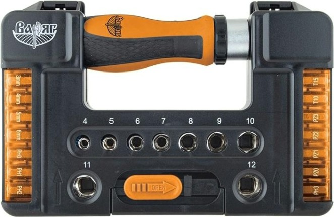 Отвертка с битами ВАРЯГ 86071 Премиум реверсивная, 38 предметов [тов-211331]