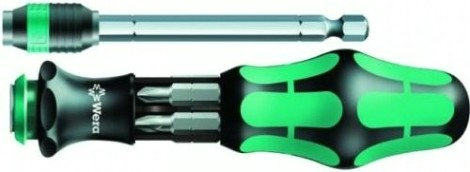 Отвертка с битами WERA Kraftform Kompakt 20 A 7 предметов WE-051019 [WE-051019]