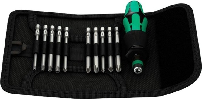 Отвертка с битами WERA Kraftform Kompakt 41 11 предметов WE-059299 [WE-059299]
