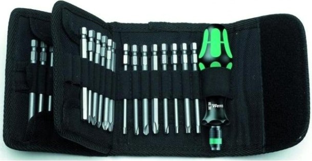 Отвертка с битами WERA Kraftform Kompakt 62 33 предмета WE-059297 [WE-059297]