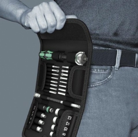 Отвертка с битами WERA Kraftform Kompakt Zyklop Speed WE-051045 [WE-051045]