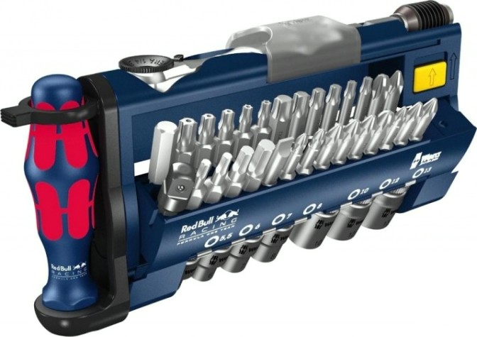 Отвертка с битами WERA Tool-Check PLUS Red Bull Racing 39 предметов WE-227704 [WE-227704]