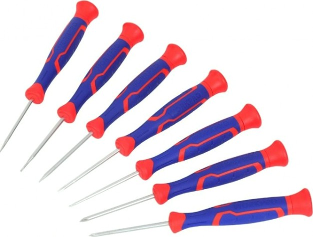 Отвертка с битами WORKPRO WP200509 для точной механики ph+sl набор 7шт