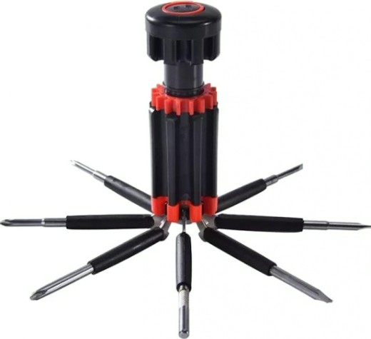 Отвертка с битами ZITREK SWL8 с подсветкой [065-0035]