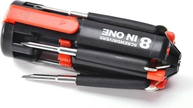 Отвертка с битами ZITREK SWL8 с подсветкой [065-0035]