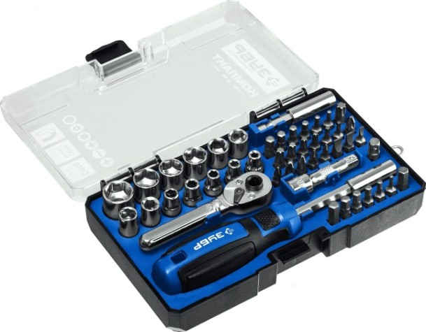 Отвертка с битами ЗУБР ПРОФЕССИОНАЛ компакт-47 набор: с насадками 47 шт [25283-H47_z01]