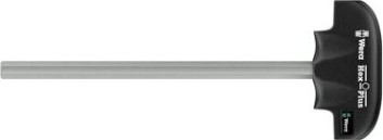 Отвертка шестигранная WERA Серия 400 454 Т-образная рукоятка, SW 6 х 100 мм WE-013337 [WE-013337]