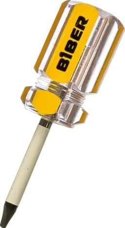 Отвертка шлицевая Biber Стандарт 85578 SL 5х38мм (бочка) [тов-079488]