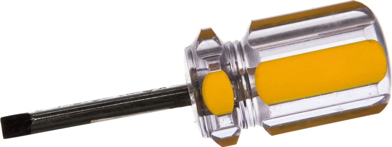 Отвертка шлицевая Biber Стандарт 85578 SL 5х38мм (бочка) [тов-079488]