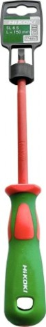 Отвертка шлицевая диэлектрическая HiKOKI SL 6.5 х 150 мм 774 057 [774057]