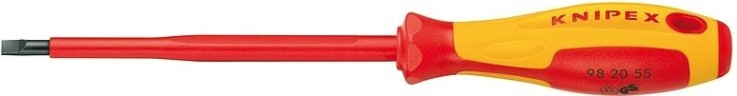 Отвертка шлицевая диэлектрическая KNIPEX 982080 1000 V, 8.0 x 175 мм [KN-982080]
