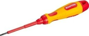 Отвертка шлицевая диэлектрическая KRAFTOOL X-Drive ELECTRO VDE 1000 V 5.5 х 125 мм 250083-5.5-125 [250083-5.5-125]