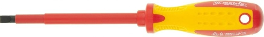 Отвертка шлицевая диэлектрическая MATRIX PROFESSIONAL 4.0 x 100 мм 12916 [12916]