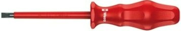 Отвертка шлицевая диэлектрическая WERA Kraftform Classic VDE 1000 V 1760i 0.5 x 3.0 x 100 мм WE-031239 [WE-031239]