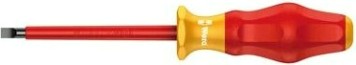 Отвертка шлицевая диэлектрическая WERA Kraftform Comfort VDE 1000 V 1160i 1.2 х 6.5 х 150 мм WE-031588 [WE-031588]