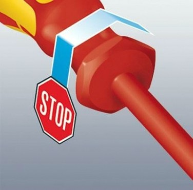 Отвертка шлицевая диэлектрическая WERA Kraftform Plus 100 VDE 1000 V 160i 1.2 x 6.5 x 150 мм WE-006125 [WE-006125]