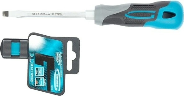 Отвертка шлицевая GROSS 5.5 х 100 мм 12110 [12110]